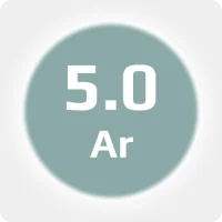 Аргон (Ar) 5.0 (99,999%) медицинский в баллоне 10л 150 бар, соединение  G3-4 (DIN 9)