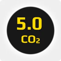 Углекислота (СO2) высокой чистоты 5.0 (99,999%) в баллоне 5л, наполнение 3 кг., соединение G 3/4 (DIN 9)